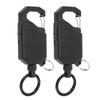 2 шт., наружный, прочный, выдвижной брелок, прочный брелок для ключей от удочки