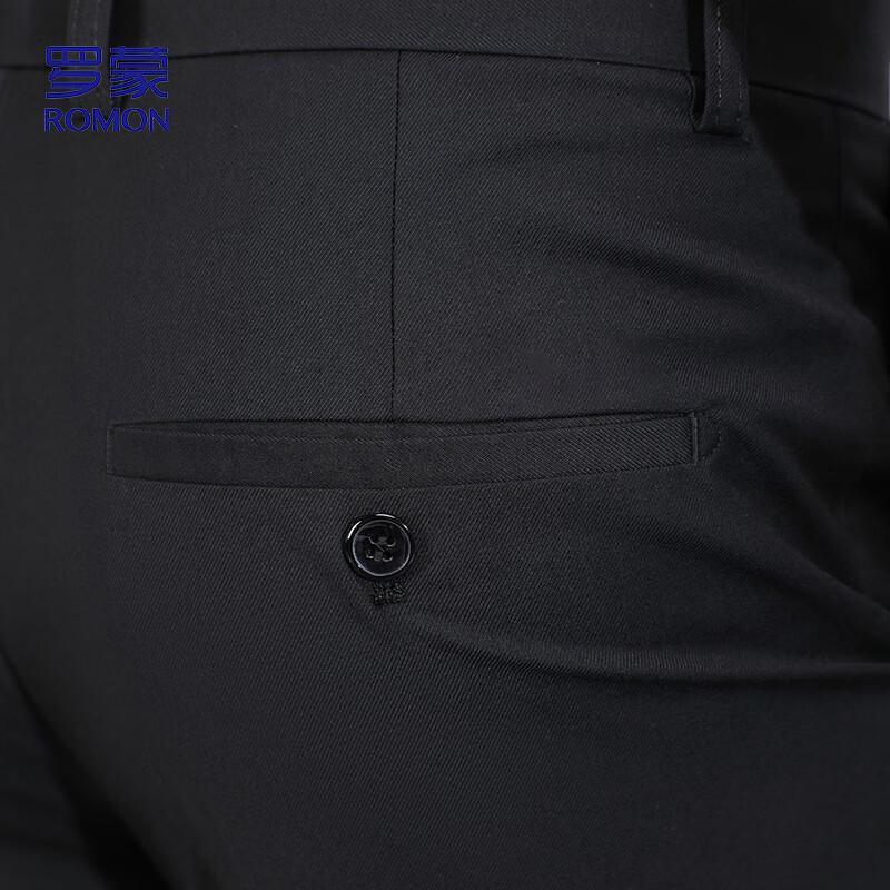 ROMON Men's Business Casual Stretch Trousers