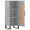 Sideboard Concrete Grey 34.5 x 34 x 90 cm Engineered Wood