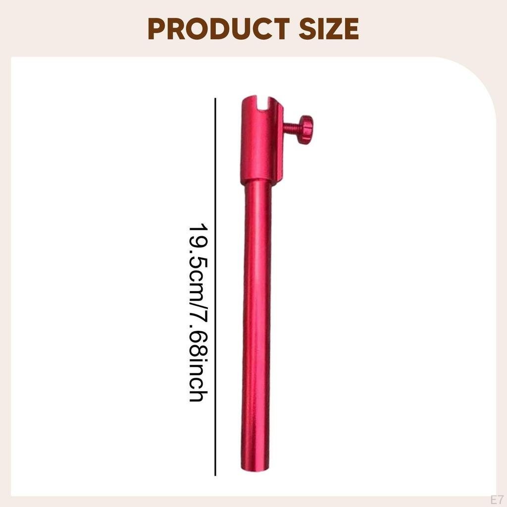 Кронштейн для подставки для приманок из алюминиевого сплава 19,5 см Опорная труба Приманки Удилище для прибрежного пляжа