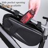 Bicycle Top Tube Triangle Bag EVA Hard Shell Waterproof Lightweight MTB Road Mountain Bicycle Front Frame Storage Pouch Cycling Bike Accessories