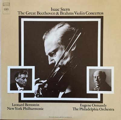 LP Запись ИСААК СТЕРН - Великий Бетховен и Брамс Скрипка MG31418 COLUMBIA MASTER 1972 Япония Классика Б/У