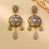 Elegant Vintage Royal Style Earrings With Peace Doves Charm And Delicate Bell Design Stylish Ear Pendant For Women