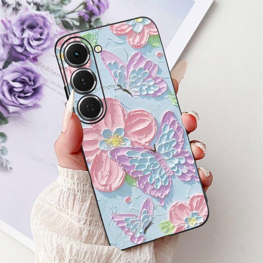 Чехол для Tecno Spark 40 Pro Plus Мультяшный Рисованный Ударопрочный Мягкий Силикон ТПУ Задняя Крышка для Tecno Spark40Pro 40Pro+ Funda