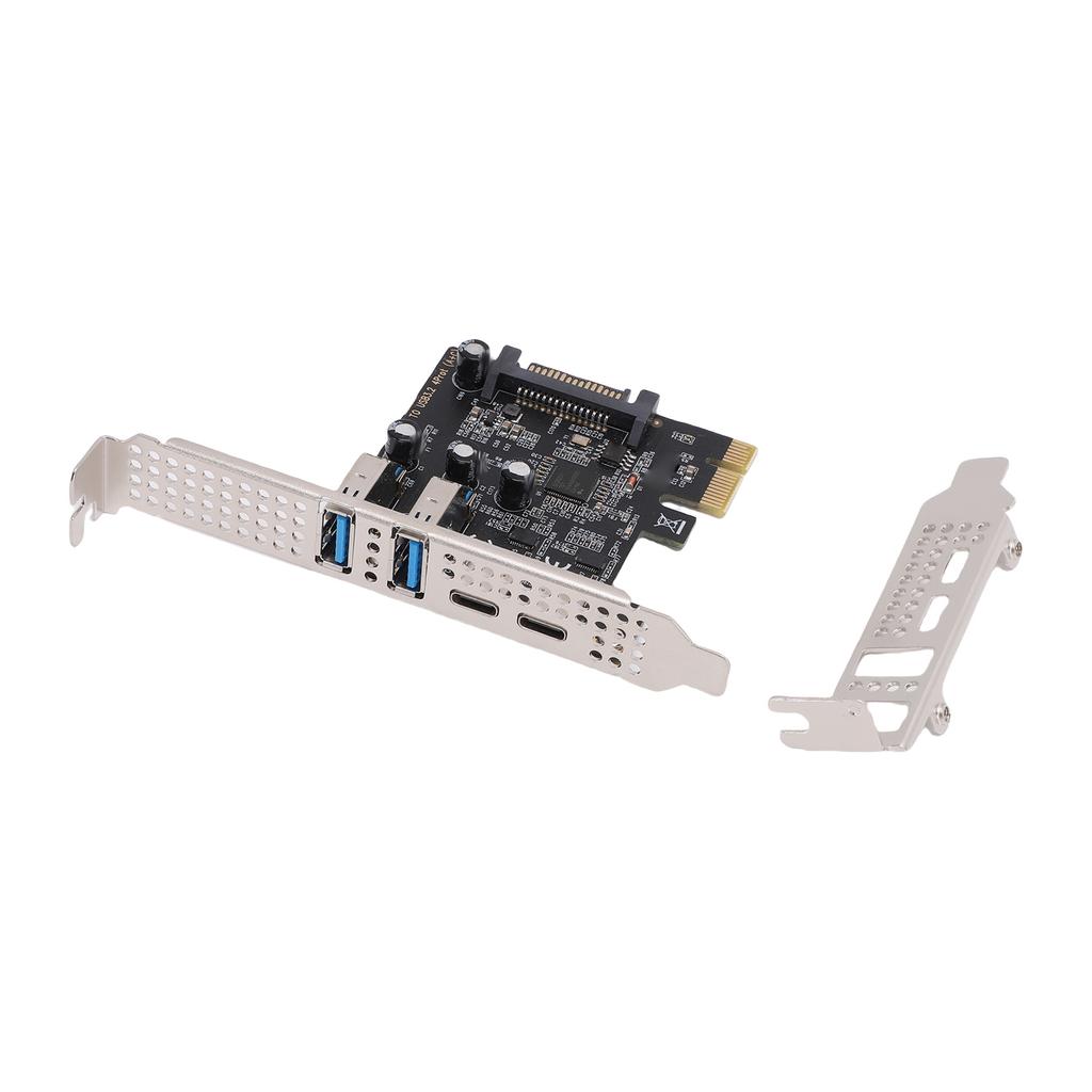 Карта PCIe USB 3.2 Gen 1, пропускная способность 5 Гбит/с, 2 порта Type C и 2 порта Type A, карта расширения PCI Express на USB для настольного ПК