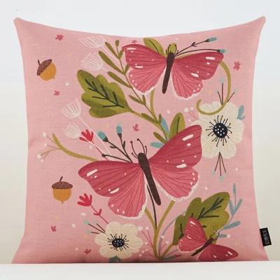 Decorative Cushion Covers Flower Floral Pillowcase Nordic Home Decor Living Room Hotel Sofa Seat Custom Throw Pillow Covers