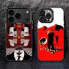 Твин Пикс: Сквозь огонь Для Черной Конфеты Матовая Крышка iPhone 17,16,15,14,13,12,11,Pro,MAX,Plus