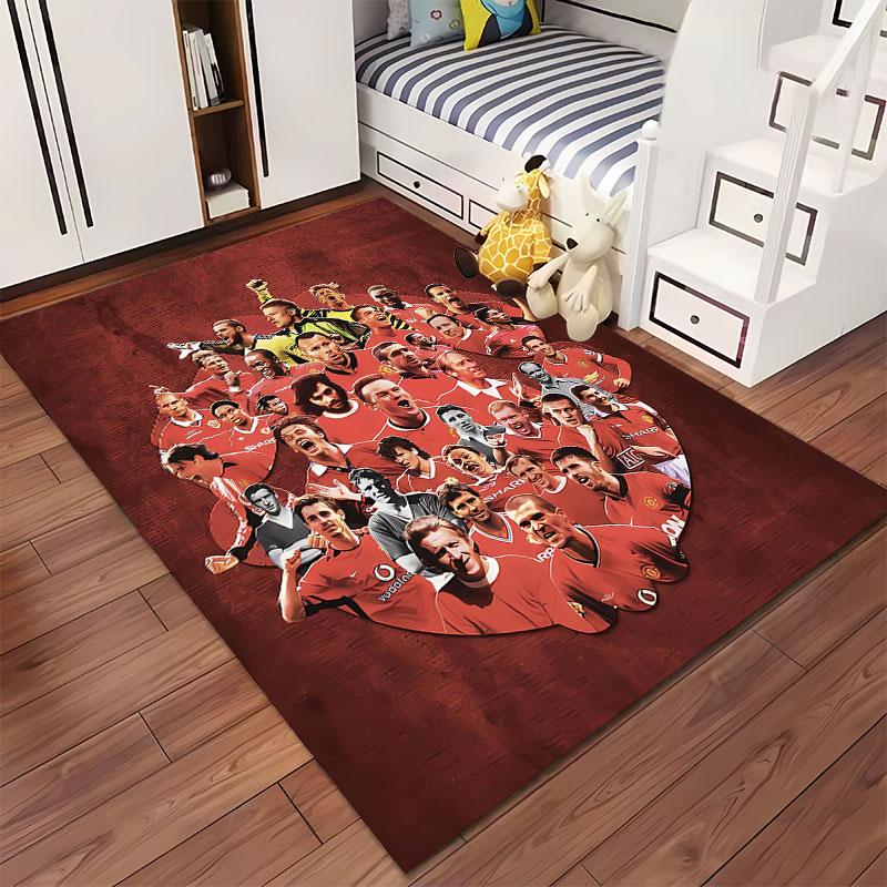 "Legendary Football Players Art" suitable as a non-slip mat for the living room or bedroom sofa
