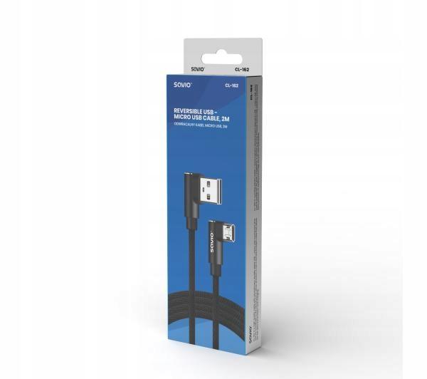 Savio Usb - Microusb Type B Cable 2 Black 1 Pc