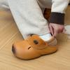 Cute kapibara bag with cotton slippers for men and women going out at home eva warm, piled, thickened and non-slip