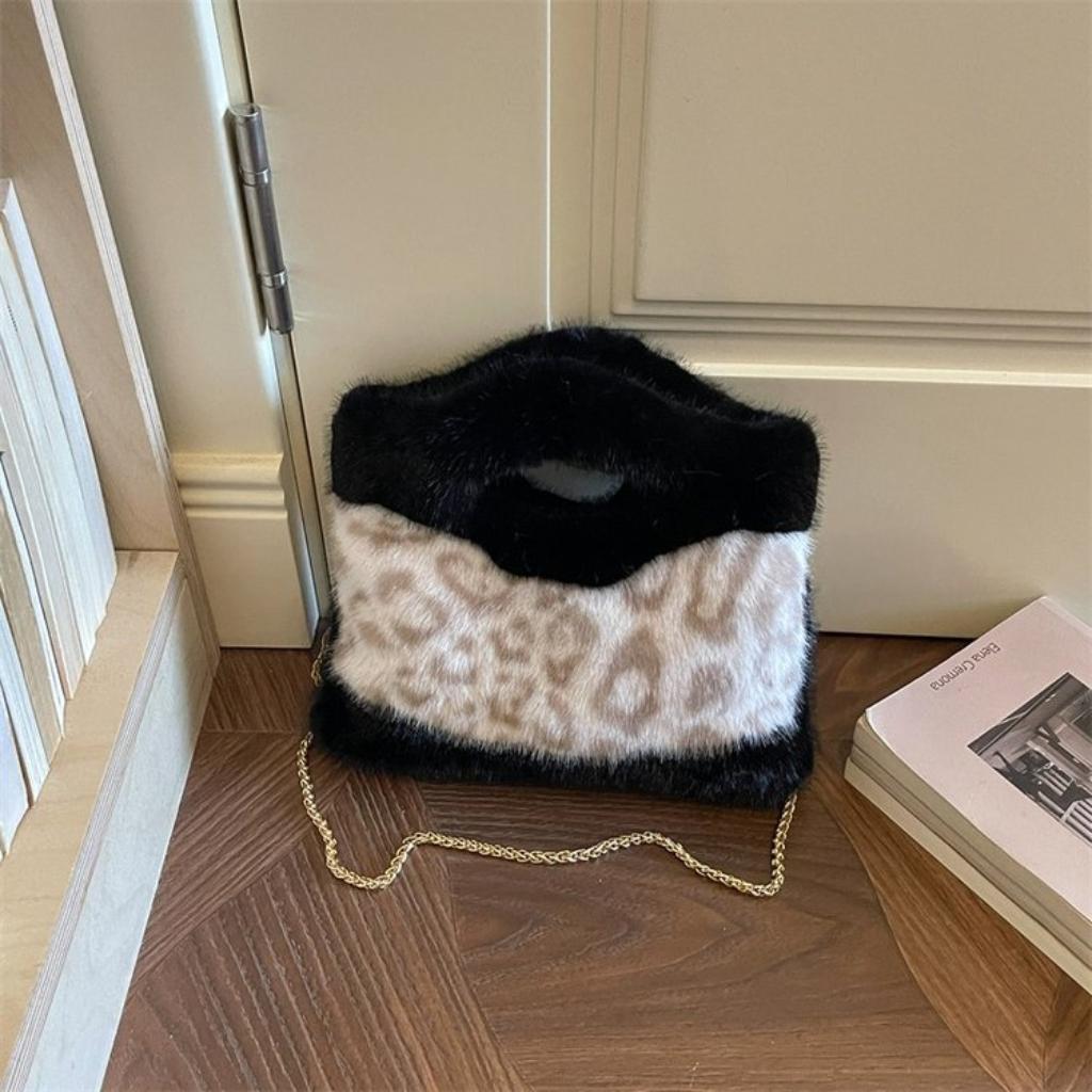 Handbag Women Plush Chain Shoulder Casual Daily