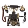Antique Telephone Retro Vintage Rotary Dial Old Fashion Corded Landline Telephone for Home Home