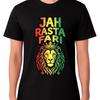 Футболка Jah Rasta Fari Регги Мужская Женская Растаман Лев Растафарианский дизайнерская одежда Немного