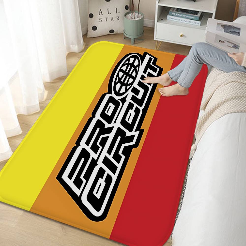 Motorcycle Garage Pro Circuit Room Mats Retro Multiple Choice Living Room Kitchen Rug Non-Slip Welcome Rug