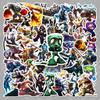 Наклейки League of Legends - 50 водостойких наклеек в тематике игры для DIY, ноутбуков и планировщиков