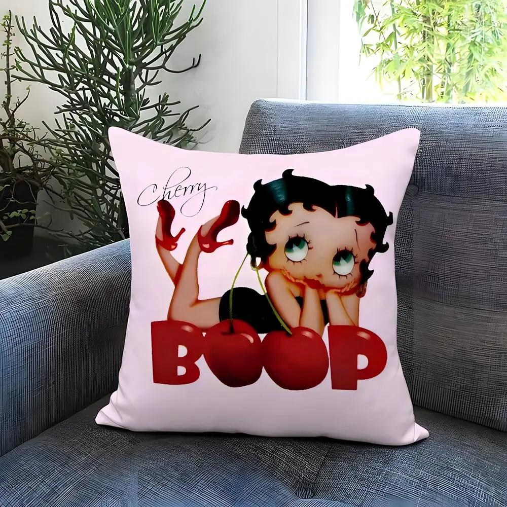 Vikama Cute Anime Print Decorative Pillowcase, Soft And Comfortable Cover With Hidden Zipper, Suitable For Car Sofas