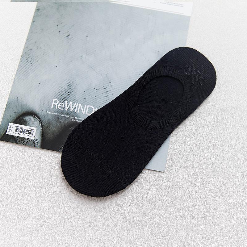 Мужские носки средней длины, однотонные, черные, дезодорирующие, впитывающие пот, деловые, повседневные, на все времена года