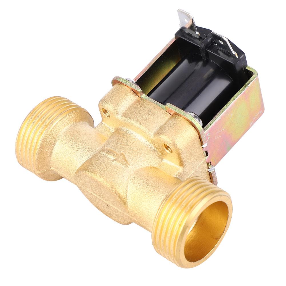 G3 4 Inches Normally Closed Brass Electric Solenoid Valve Male Thread For Water Control