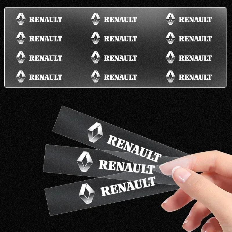 2026 Горячие Колпаки на ступицу для Renault 1/2/5/10 шт. Наклейки на автомобиль Значок Авто Декор Наклейки Наклейки на дворники Для Renault Clio 4 Megane
