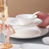 Jingzhou Gold Rim Ceramic Dinnerware Set