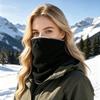 Autumn and winter outdoor cycling mask for men, warm, cold-resistant, versatile, hiking, camping, cold-resistant fleece neck cover for women