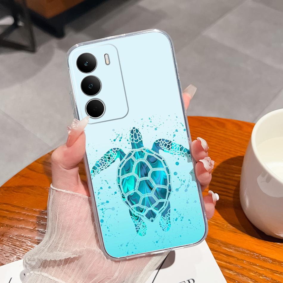 Чехол для Realme C71 4G с цветными узорами, прозрачный силиконовый бампер из ТПУ для Realme C 71 RealmeC71, противоударный