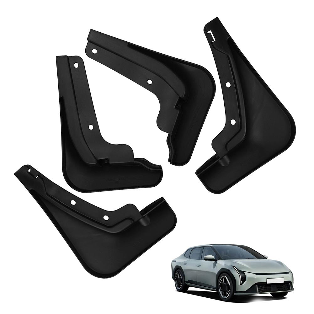 4pcs Soft Plastic Mud Flaps For KIA EV4 2025+ Front Rear Wheel Arch Guards Mudguards Car Styling Protection Parts