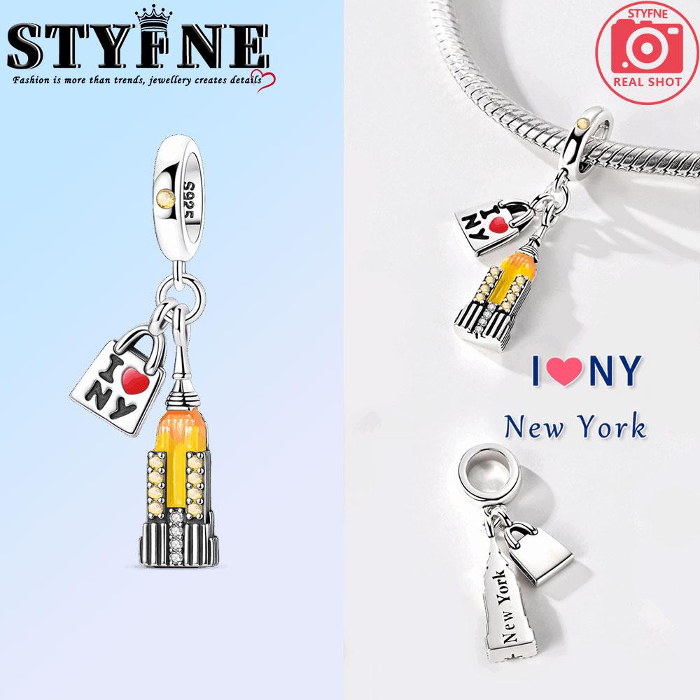 Charms Original Copper Charms Beads Paris Eiffel Tower Church Charm For Bracelet Pendant Dangle Women Jewelry Gift