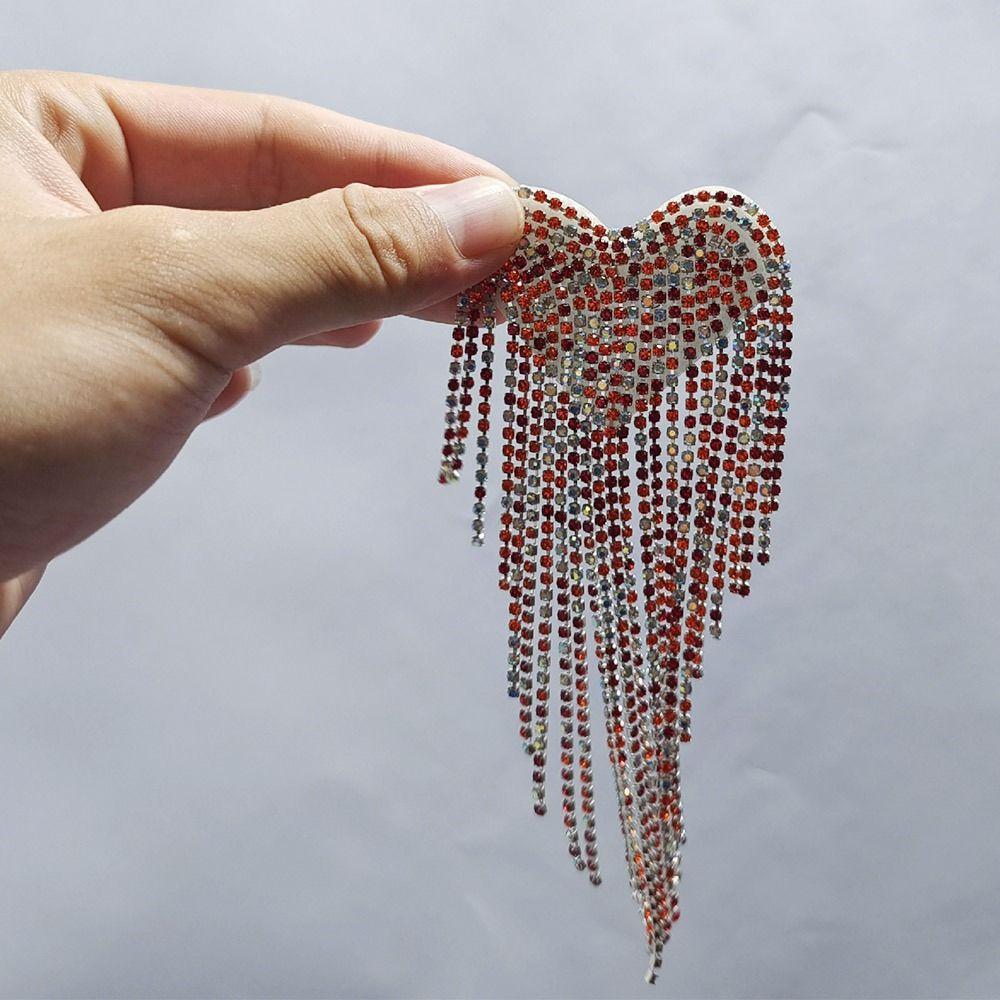 Панк-брошь из бисера, аксессуары для одежды, нежная кисточка, эполет для мужчин и женщин