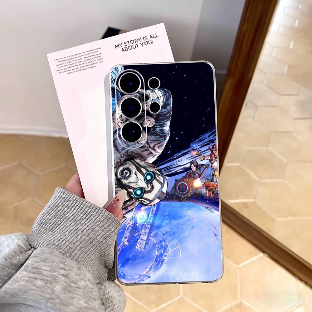 Borderlands  Phone Case For Samsung S25,S24,S21,S22,S23,S30,Ultra,S20,Plus,Fe,Note,10,9,5G Transparent Cover