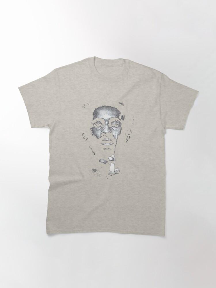 Burning Spear Black And White Design Burning Arts Spear Musician Classic T-Shirt