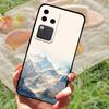 Чехол для Vivo V30 Pro Чехол для Vivo V30 Lite Ударопрочный Силиконовый Мягкий Мраморный Черный Бампер Funda Coque для Vivo V30 V2318 Оболочка Телефона