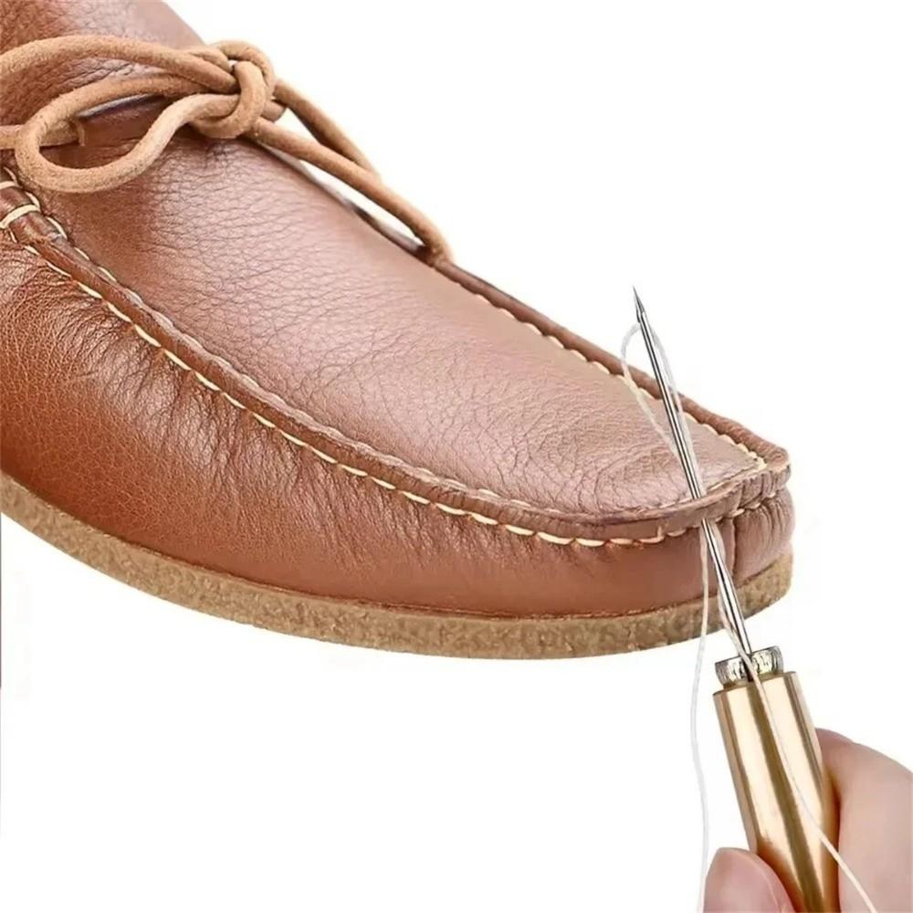 9 pcs/set Straight Hook Shoe Thread Repair Tool Hand Quilting Needles  Leather Repair Sewing Tool