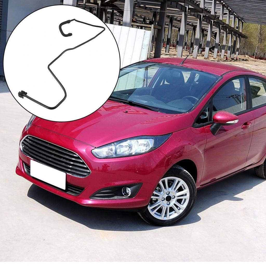 Для Ford Fiesta Шланг радиатора охлаждающей жидкости Перелив Замена 2011 2019 Модель