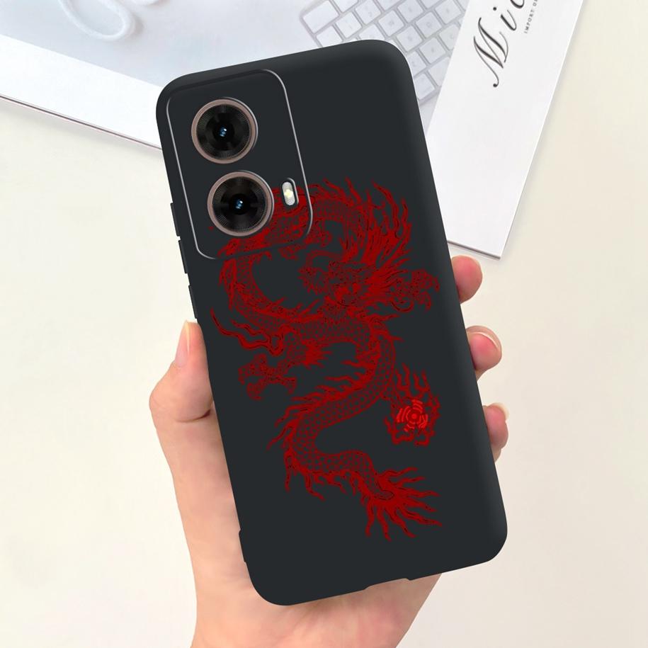 Для Motorola Moto G85 5G Чехол Милые Девочки-Астронавты Мягкий Силиконовый ТПУ Чехол для Телефона Для Moto G85 2024 Funda G 85 MotoG85 Матовый Чехол