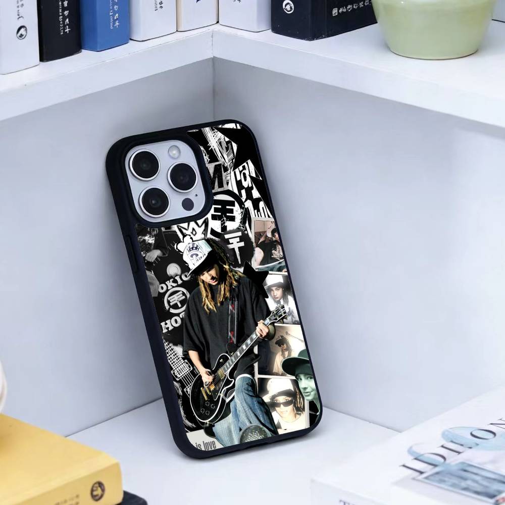 Чехол на телефон Bill Tom Kaulitz Tokio Hotel Для iPhone 14,16,15,13,17,12,Plus,Pro,Max Магнитный Для Magsafe Матовый Чехол