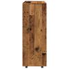 Clothes Rack with Rustic Wood Look 31.5 x 15.7 x 43.3 in (80 x 40 x 110 cm) Engineered Wood