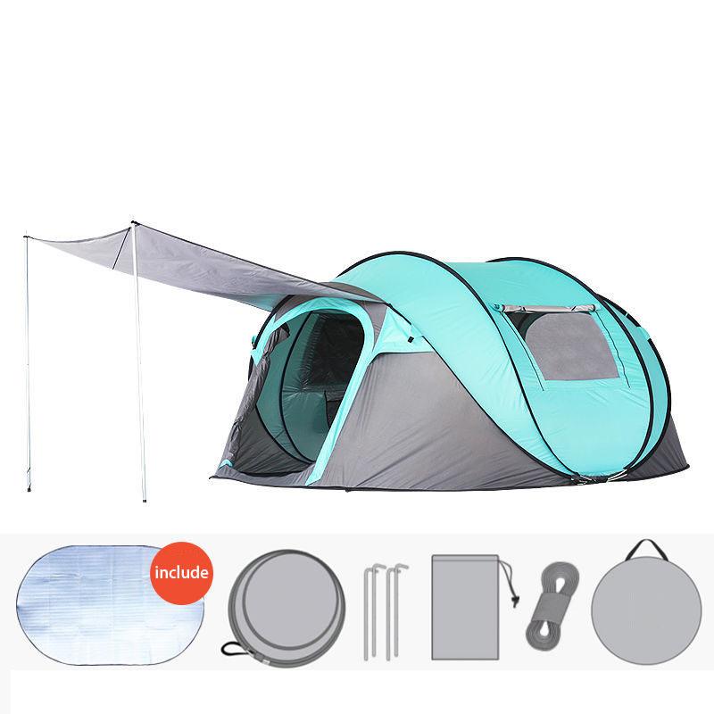 Откройте палатку за одну секунду, автоматическая на открытом воздухе, толстая непромокаемая солнцезащитная палатка без постройки, палатка для кемпинга, кемпинга