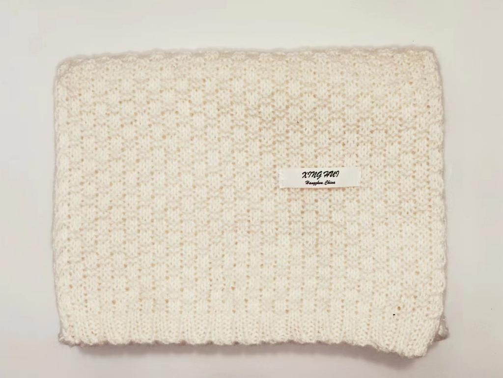 Осень и зима новый однотонный шарф модный универсальный вязаный теплый трендовый шарф женский