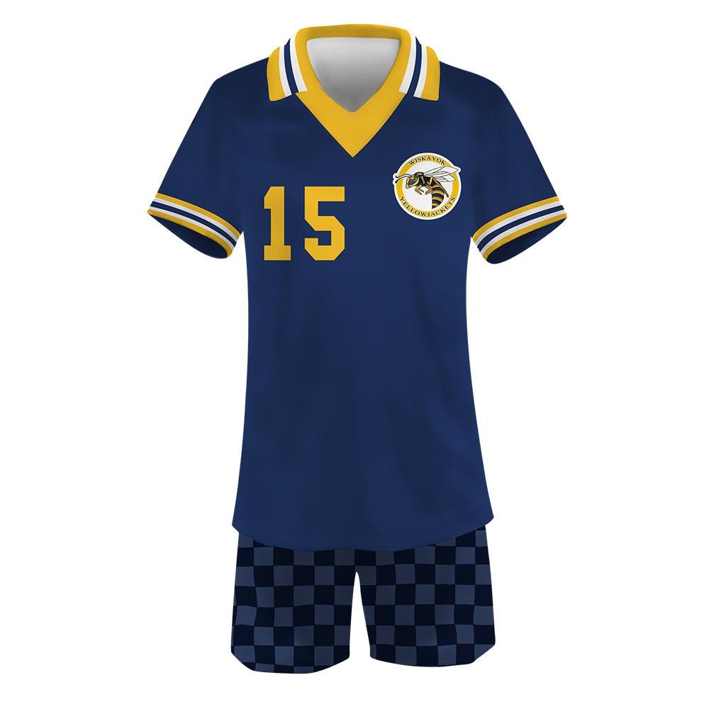 Модный спортивный костюм 'Желтые куртки' Сезон 2 Спортивный костюм Обычные рукава Принт Широкий крой Смесь полиэстера