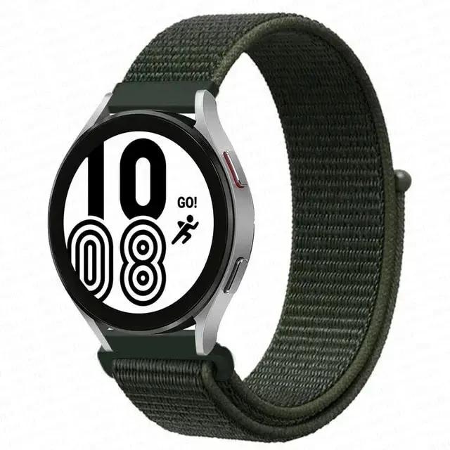 Нейлоновый ремешок-петля 20 мм 22 мм для Garmin Forerunner 265 965 255 255M 245 645 158/Venu 2Plus/Vivoactive 4 3/Venu SQ 2 Ремешок для браслета