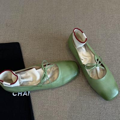 Версия из коровьей кожи~ Весенне-осенние новые кожаные омолаживающие супермягкие туфли-лодочки Мэри Джейн женские нишевые походные туфли