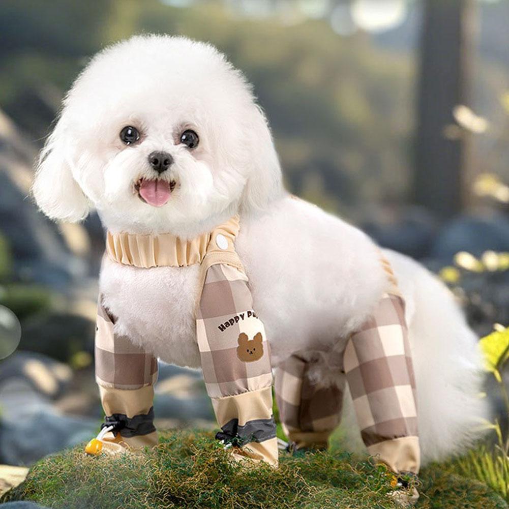 Грязезащитные ботинки на подтяжках для собак со шлейкой, водонепроницаемый комбинезон для собак, противоскользящие ботинки-защита для лап для маленьких, средних и крупных собак