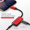 USB-C To 3.5mm AUX Audio Line Type C Earphone Adapter Headphone Splitter Charge Audio 2 In 1
