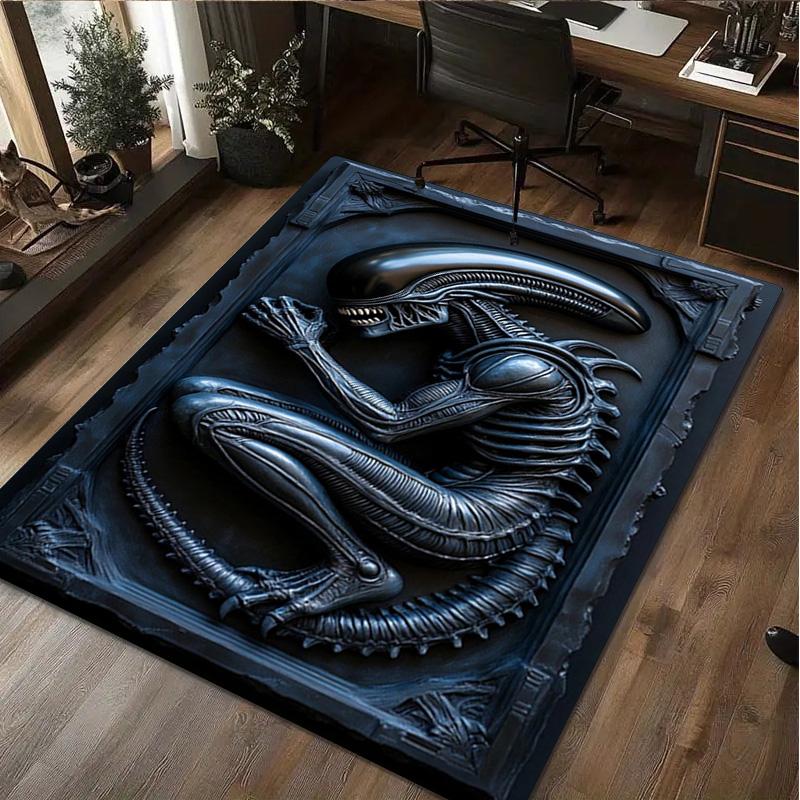 1PC Alien Rug - Home carpet Office Decorative Carpet For Living Room Bedroom Door Mat Floor Rug Computer Chair Area Rug