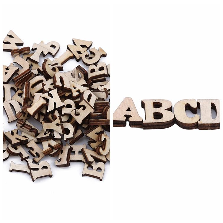Буквы из дерева DIY/ аксессуары для декора/английский алфавит