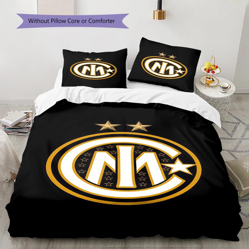 Inter Bedding Quilt Set Quilt Cover Pillowcase Home Decoration Birthday Gift (1 * duvet cover + 2 * pillowcase, without core)