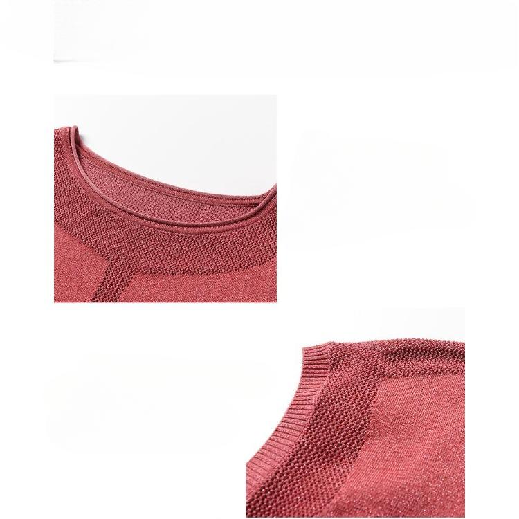 Женская трикотажная футболка Ice Silk с коротким рукавом, стильный алый топ, летний свободный и универсальный тонкий трикотажный топ