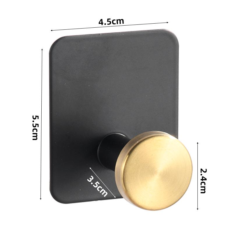 Настенные крючки для одежды для пары из нержавеющей стали, без сверления