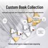 Stainless Steel Book Necklace with Photo Frame Pendant - DIY Engraved Couple or Parent-Child Cross-border Ornament Collection